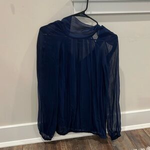 Navy blue blouse